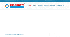 Desktop Screenshot of laundryequipment.in